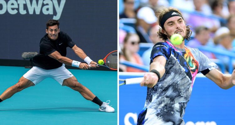 Cristian Garin y Stefanos Tsitsipas chocan en tercera ronda de Miami.