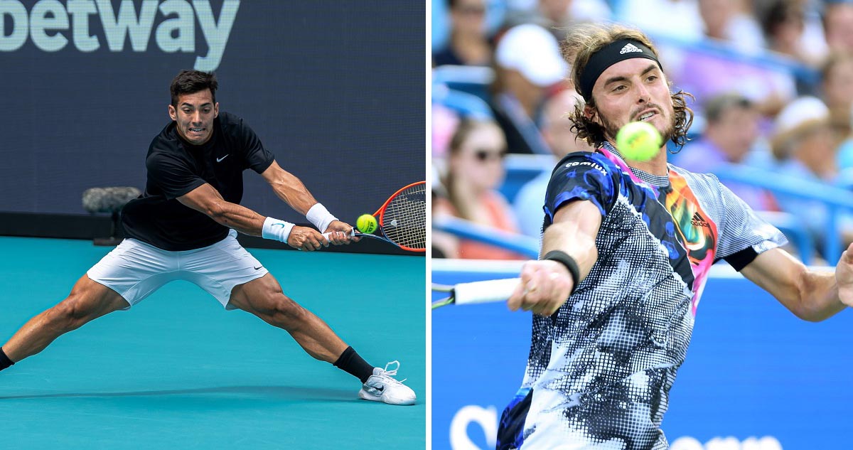 Cristian Garin y Stefanos Tsitsipas chocan en tercera ronda de Miami.