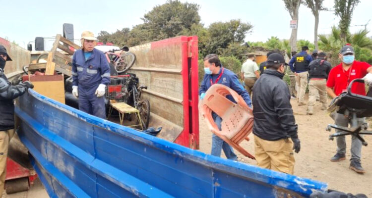 Desalojan toma ilegal cercana al Faro de la Serena tras múltiples denuncias de vecinos por robos