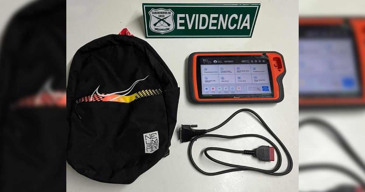 Detienen a sujetos por robo de vehículo con escáner en Antofagasta