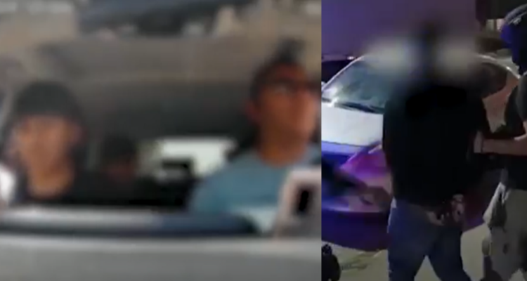 Detienen a sujetos acusados de intento de robo contra chofer de app