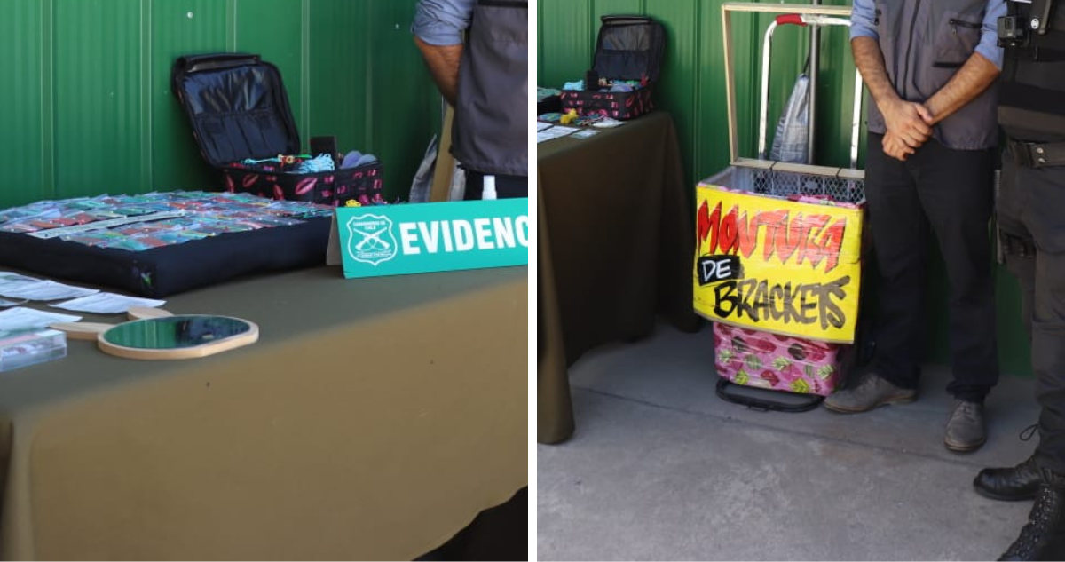 Detienen a vendedor ambulante que ofrecía cambio de braquets en Estación Central