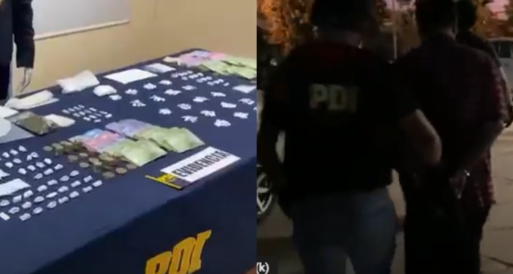 PDI detienen a clan familiar acusado por tráfico en Maipú