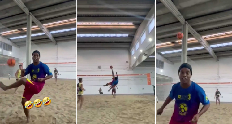 Ronaldinho sigue derrochando magia tras 5 años alejado de las canchas.