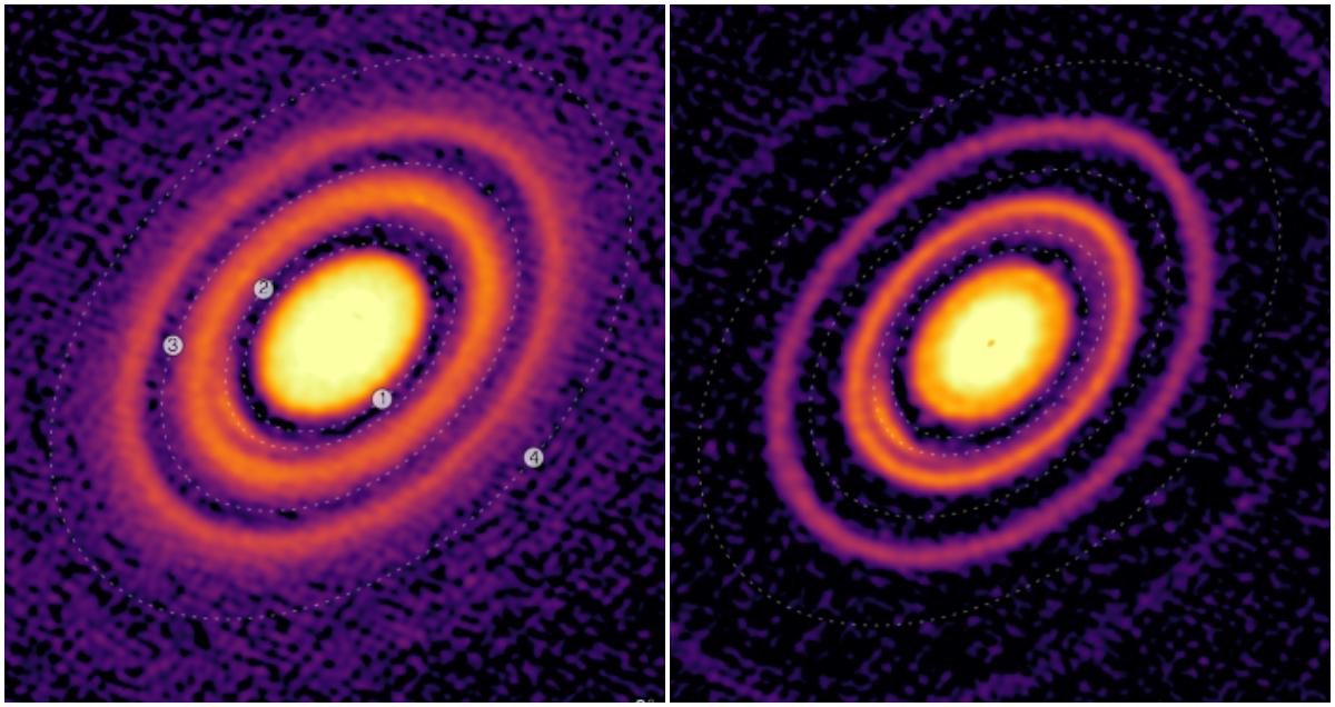 Astrónomos chilenos descubren 2 nuevos planetas en disco protoplanetario
