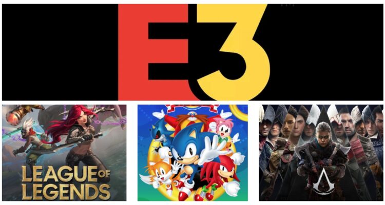 Imágenes de la E3, de League of Legends, de Assassin’s Creed y de Sonic, ésta última de Sega.