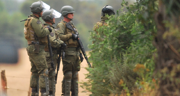 Ercilla comunero resultó con lesiones de mediana gravedad tras enfrentamiento con Carabineros