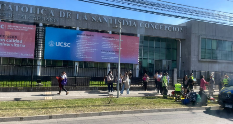 Estudiantes de la UCSC resultaron intoxicados por sustancia desconocida en Talcahuano
