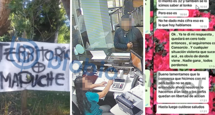 “Hasta luego, cuídese”: revelan imágenes y detalles de lonco acusado de extorsión para no quemar fundo