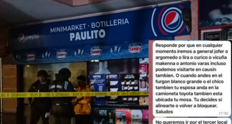 “Tú decides”: denuncian extorsiones contra dueño minimarket capitalino donde balearon a trabajador