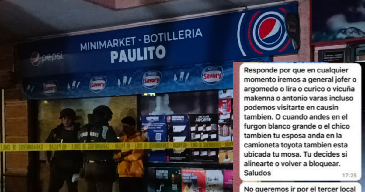 “Tú decides”: denuncian extorsiones contra dueño minimarket capitalino donde balearon a trabajador