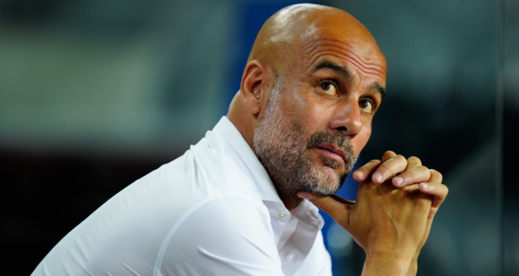 Pep Guardiola reacciona al escándalo de uno de sus jugadores.