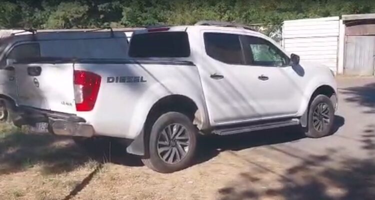 Encuentran camioneta utilizada en alunizaje a Dirección de Tránsito de Hualpén