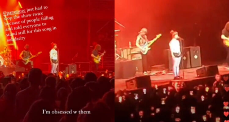 Hayley Williams cantó sin moverse en Chile