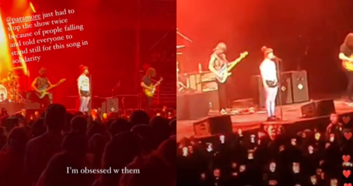 Hayley Williams cantó sin moverse en Chile