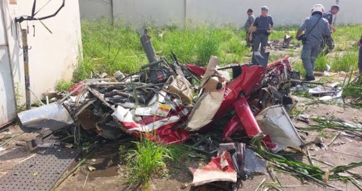Cuatro personas mueren tras caída de helicóptero en zona residencial de Sao Paulo