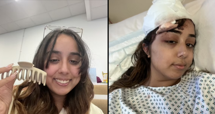 Joven con pinche ‘tiburón’