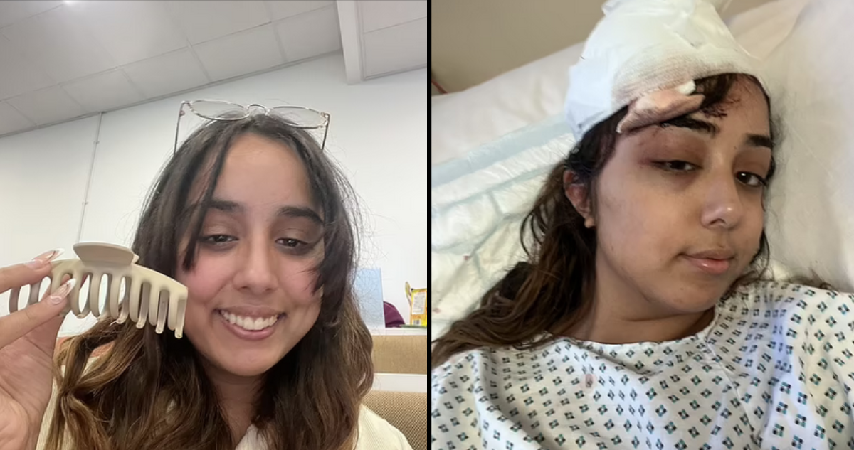 Joven con pinche ‘tiburón’