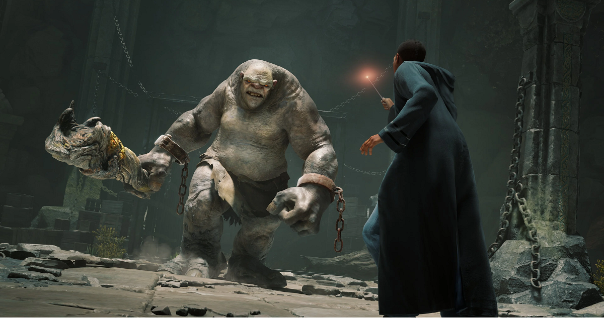 Una captura de pantalla de Hogwarts Legacy.
