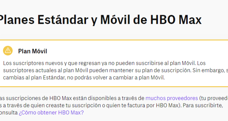 HBO Max aumenta su tarifa