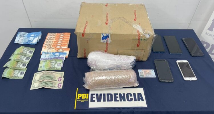 Incautan droga sintética y detienen a sujetos