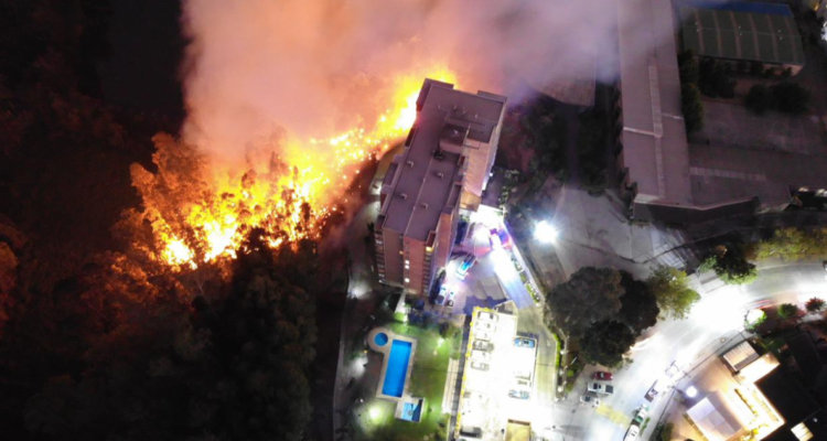 incendio forestal Andalué