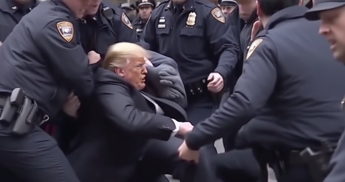 No, no es real: Inteligencia artificial engaña a todos y muestra cómo sería el arresto de Donald Trump