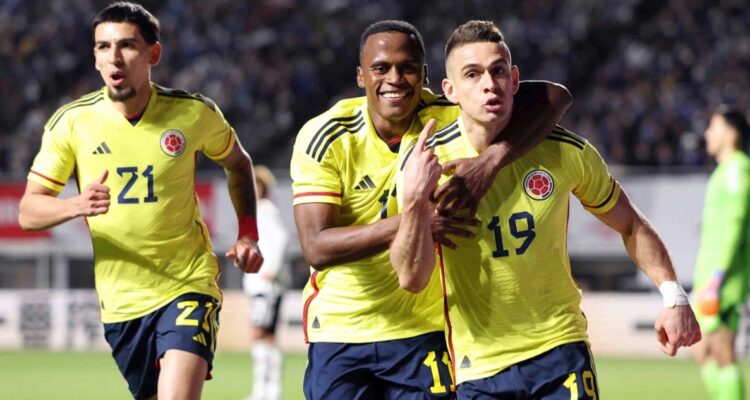 Colombia venció a Japón gracias a golazo de Rafael Santos Borré.