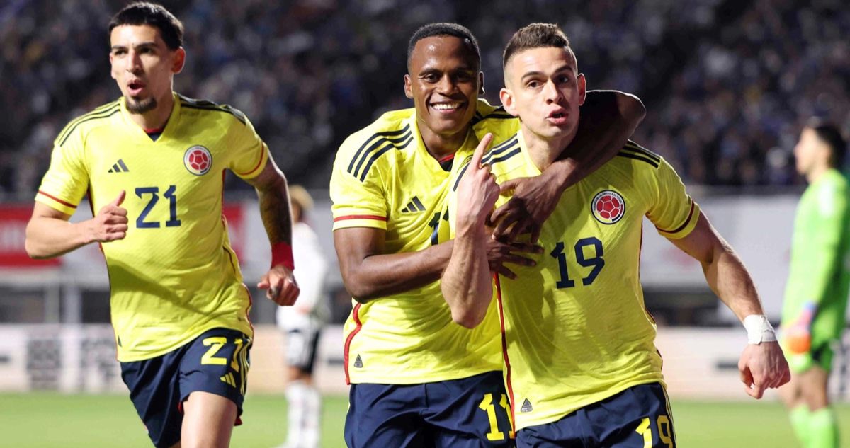 Colombia venció a Japón gracias a golazo de Rafael Santos Borré.