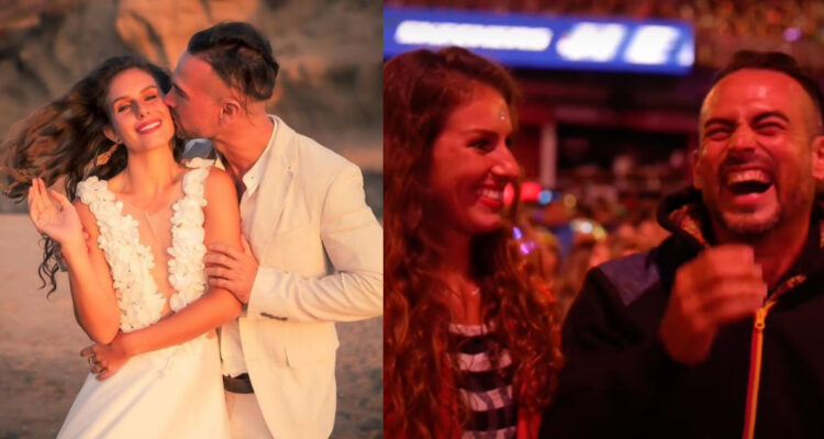 Una foto del matrimonio entre Jimmy Lavín y su esposa. A su lado, la pareja disfrutando de la presentación de Pamela Leiva en Viña del Mar.