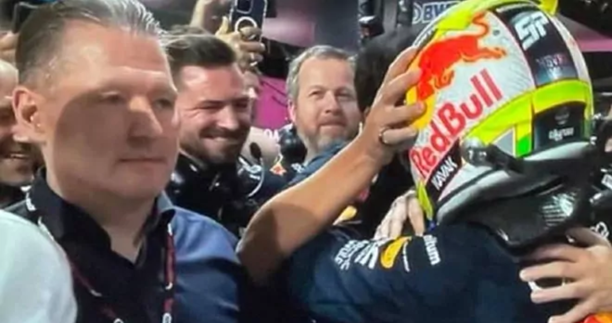 Jos Verstappen se notó disgustado con la victoria de Sergio ‘Checo’ Pérez.