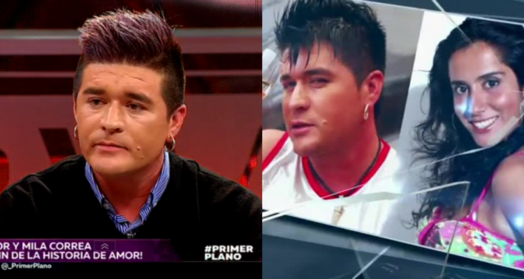 José Luis Concha conocido como Junior Playboy (izquierda) y capturas del programa Primer Plano de 2016 de Chilevisión