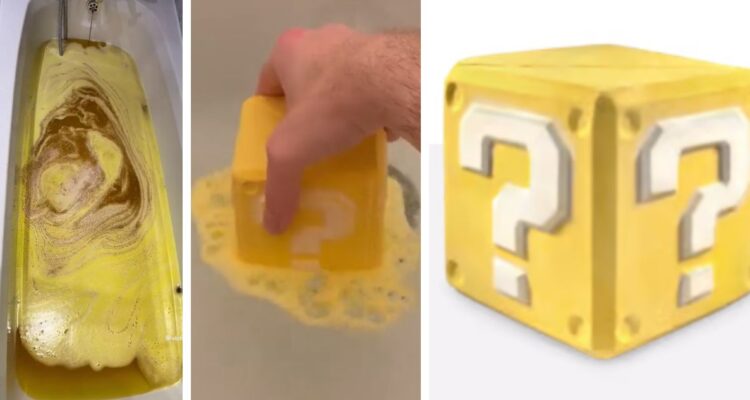 Lush marca de jabones de lujo es troleada en redes sociales por bombas de baño de Mario Bros con aspecto a orina