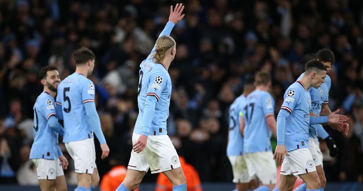 Manchester City eliminó a Leipzig en Champions con un Haaland estelar