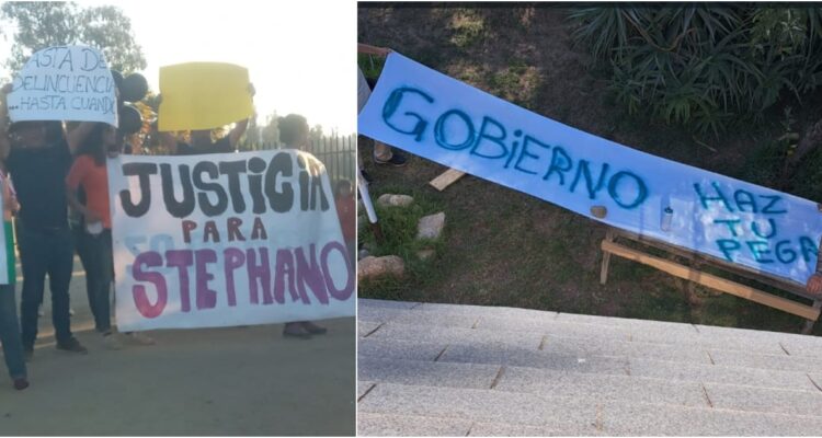 Manifestación a homicidio de joven en portonazo en Quilpué