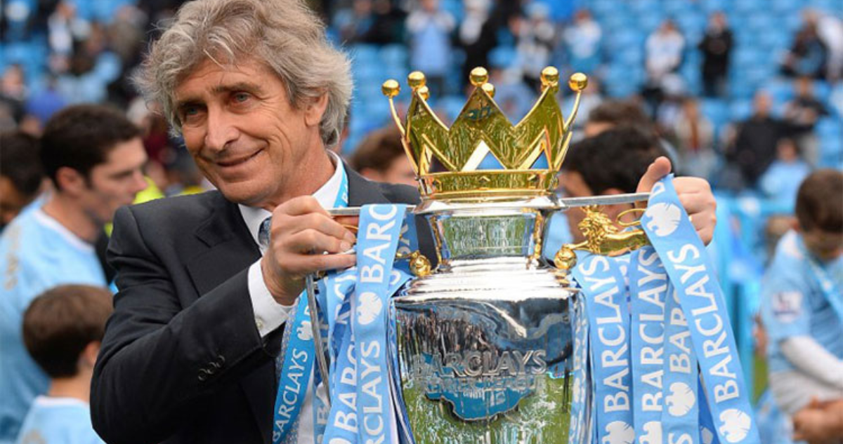 Manuel Pellegrini defiende su título con el Manchester City.