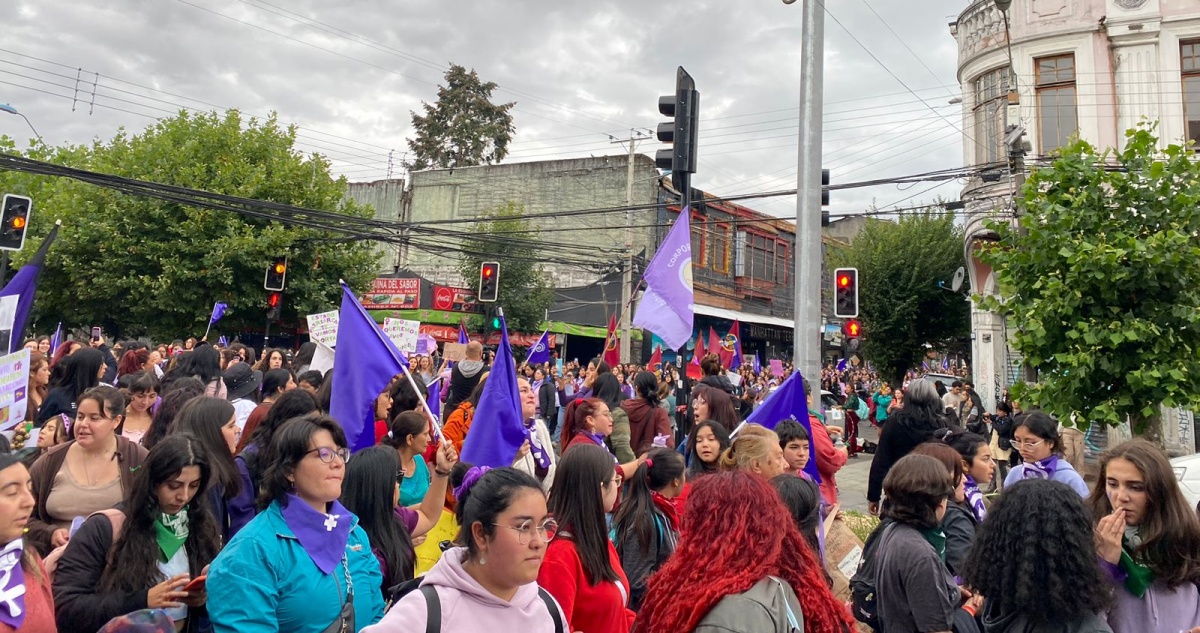8M 2023: movilizaciones a lo largo de Chile conmemoran el Día de la Mujer