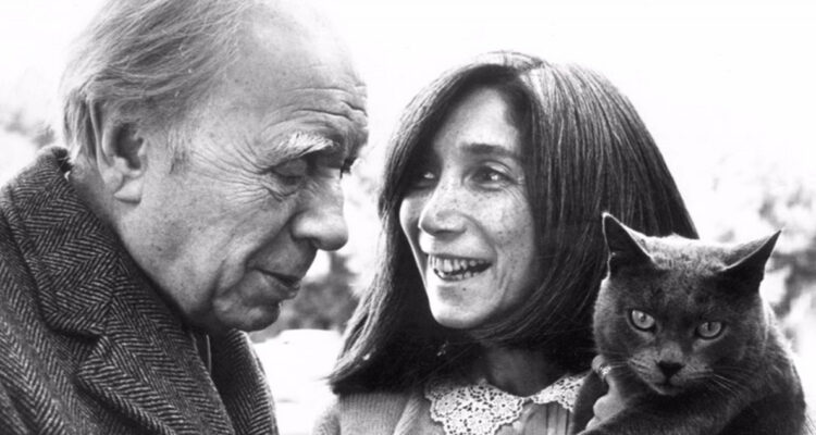 Jorge Luis Borges y Maria Kodama