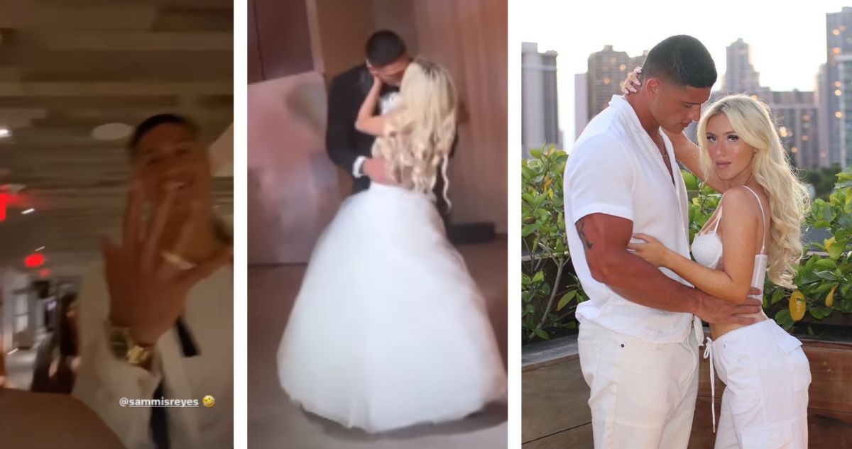 El chileno, jugador de fútbol americano en la NFL, Sammis Reyes, contrajo matrimonio con su novia Nicole Kotler en Estados Unidos, tras 7 años de noviazgo.