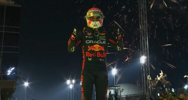 Max Verstappen, ganador del GP de Bahrein de la F1