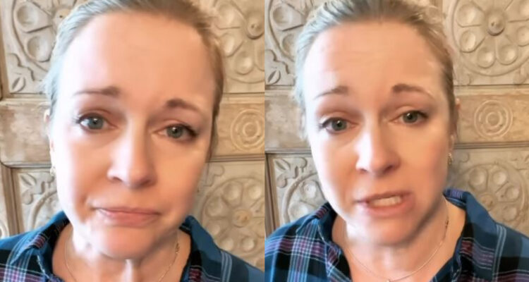 La actriz Melissa Joan Hart hablando en el video sobre el tiroteo en donde ayudó a niños del preescolar.
