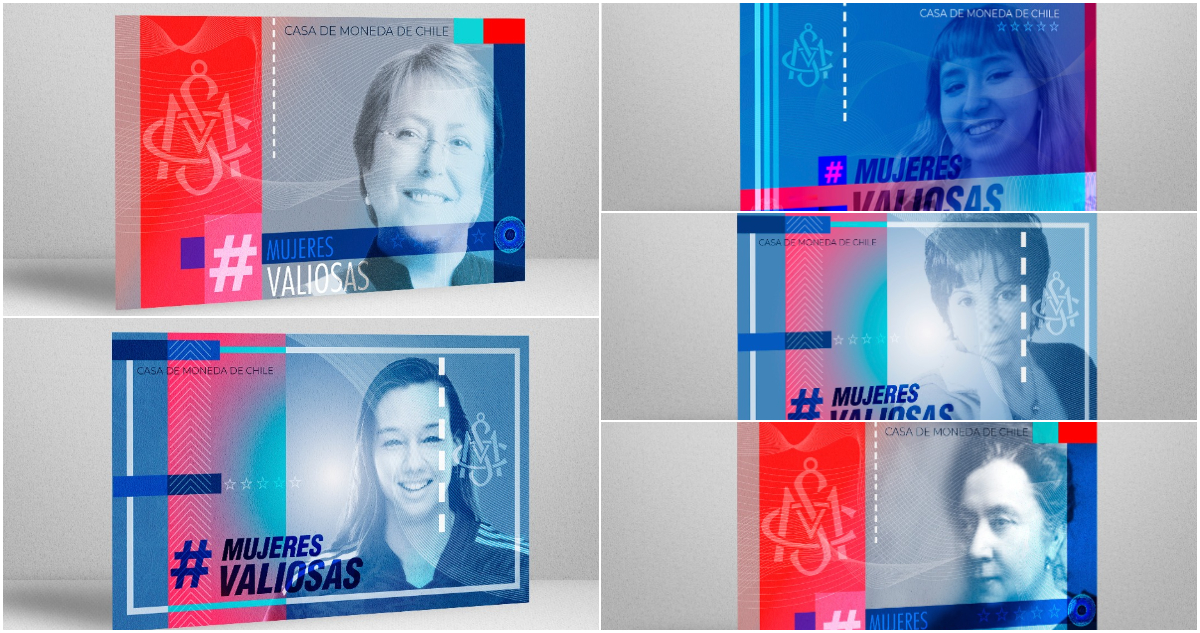 Casa de Moneda Chile revela nombres de las 9 mujeres que postulan para tener un billete conmemorativo