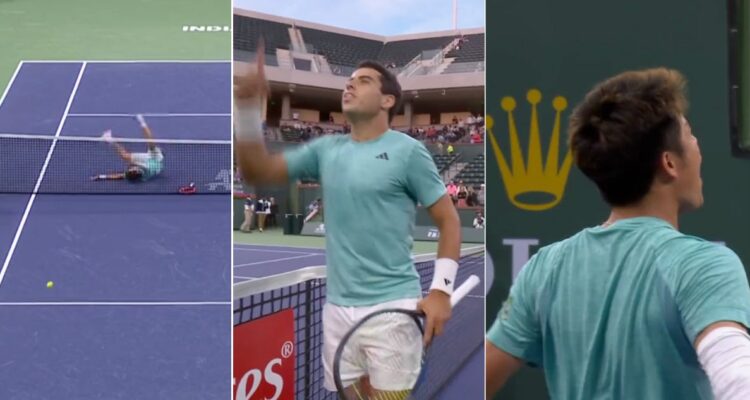 El polémico final en Indian Wells que desató la furia de Munar y con su rival celebrando a lo CR7