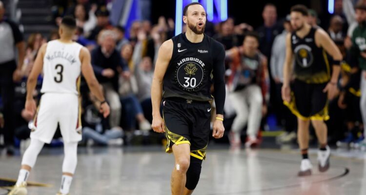 Stephen Curry brilló en nuevo triunfo de los Warriors en la NBA.