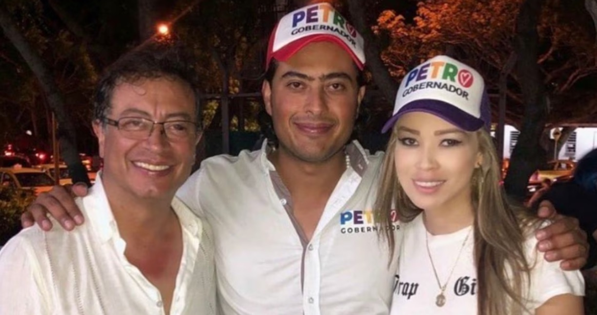 Gustavo Petro, Nicolás Petro y Day Vásquez
