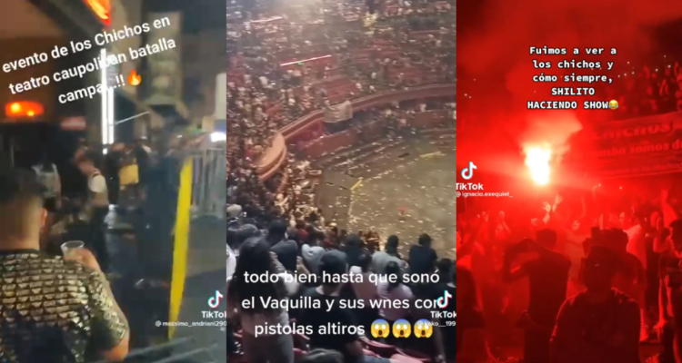 Noche de flamenco con “Los Chichos” termina con disparos y desmanes en el Teatro Caupolicán