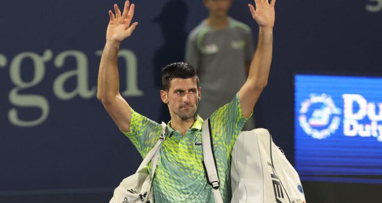 Novak Djokovic, baja de Indian Wells por no estar vacuno contra la covid-19