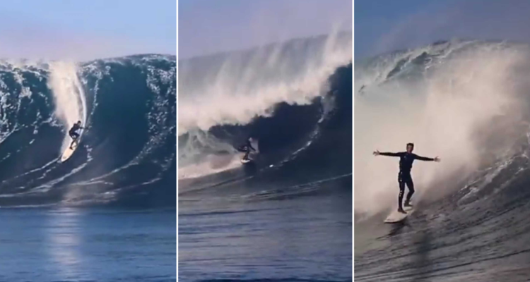 Surfista nacional logra espectacular hazaña en una ola en Pichilemu.