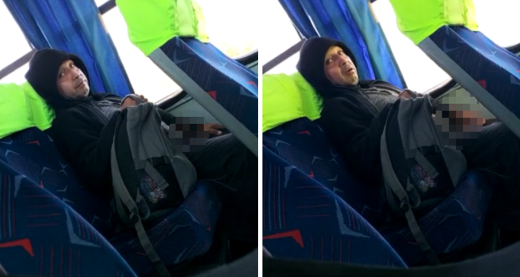 Graban a pervertido que se masturbó frente a pasajera en La Araucanía