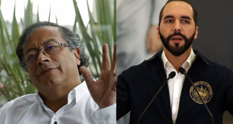 Gustavo Petro y Nayib Bukele